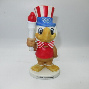 1980年★ロサンゼルス★オリンピック★イーグルサム★Sam the Olympic Eagle★陶器★置き物★ＰＶＣフィギュア★