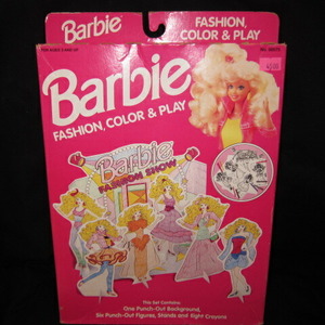 1991年★Barbie★FASHION COLOR&PLAY Barbie★バービー★アクティビティセット★人形★フィギュア★ぬ