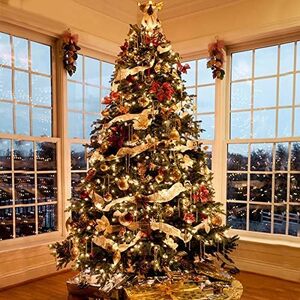  Christmas tree set 180cm height . density gorgeous equipment ornament Christmas decoration stylish Christmas goods shop part shop 