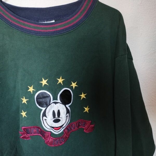 ミッキーマウストレーナー　サイズ L USA製 スウェット ビンテージ vintage Mickey ヴィンテージ