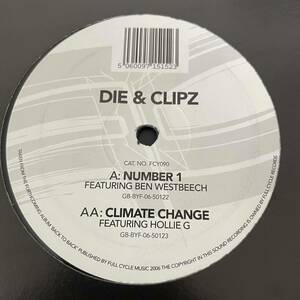 Die & Clipz - Number 1 / Full Cycle Records FCY090 ドラムンベース,ドラムン,Drum&Bass,Drum'n'Bass,Jungle,レコード