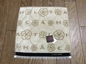 ★新品タグ付き★クレイサス CLATHAS★ハンドタオル★カメリア タオルハンカチ