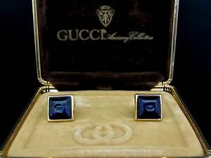 ◎№4360◎■USED並品■グッチ【GUCCI】【ゴールド】■カフス♪