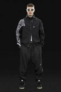 新品 Nike x ACRONYM Woven Jacket+Pants Sサイズ Black/Black/White/Black アクロニウム ナイキ ウーブン ジャケット パンツ セットアップ