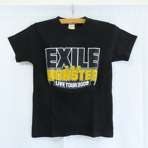 〓USED〓 EXILE Tシャツ 〓　LIVE TOUR 2009 THE MONSTER　〓　ブラック　黒　XS　〓01