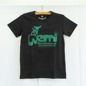 〓USED〓 レミオロメン Tシャツ 〓　Remioromen 10th Anniversary TOUR 2010 花鳥風月　〓　ブラック 　〓　藤巻亮太　前田啓介　神宮司治