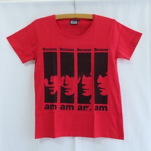 〓USED〓 flumpool Tシャツ 〓　5th tour 2012 Because... I am　レッド　M　フランプール　山村隆太　阪井一生　尼川元気　小倉誠司