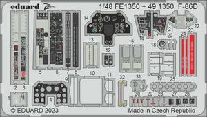 エデュアルド(FE1350) 1/48 F-86D用内装エッチングパーツ(レベル用)