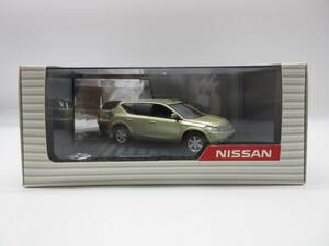 1/43 日産 ムラーノ NISSAN MURANO Z50 ディーラー特注　ミニカー　ゴールド　カラーサンプル