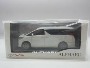 1/30 トヨタ 3代目アルファード 後期 ALPHARD カラーサンプル 非売品 ミニカー ホワイトパールクリスタルシャイン