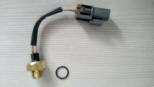 PK10パオ 純正ラジエーター電動ファンセンサースイッチ+Oリング 未使用新品