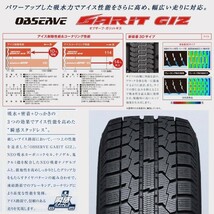 165/55R15 75Q 国産スタッドレスタイヤ 4本セット 2023年製 トーヨータイヤGIZ 新品価格◎送料無料 日本製 ショップ 個人宅配送OK 軽自動車_画像2