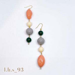 CuteなPopイヤリング(ピアス)【Pink】