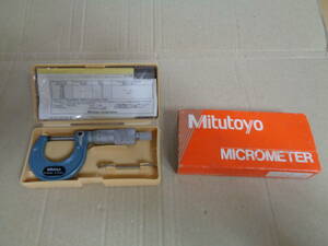 標準外側マイクロメータ M110　Mitutoyo 103-137 M110-25 Micrometer マイクロメーター 0-25mm 0.01mm