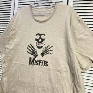 1スタ 茶色 バンド Tシャツ ミスフィッツ MISFITS 半袖 90s 00s YEW ビンテージ アメリカ 古着 ベール 卸 仕入れ