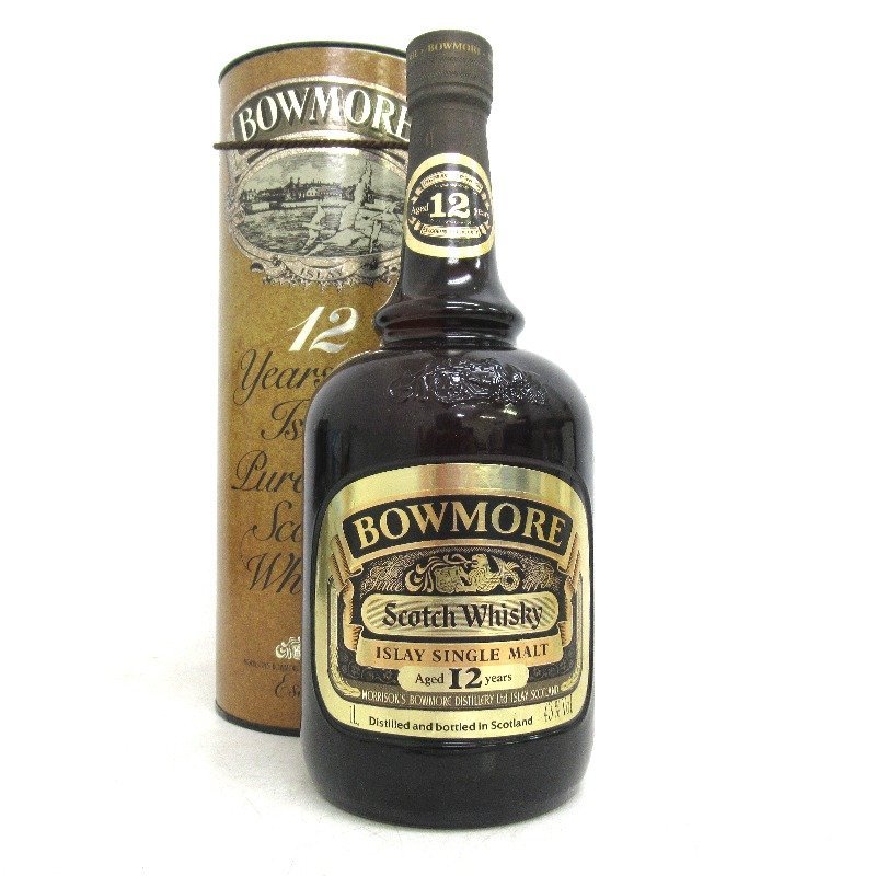 ボウモア 12年 ダンピーボトル アイラ シングルモルト 1L/1000ml 43
