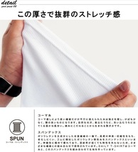 AVIREX アヴィレックス 半袖 ヘンリーネックTシャツ ホワイト Lサイズ　/ DAILY RIB リブ デイリーウェア 新品 アビレックス 白_画像8