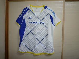  Mizuno Osaka .. high school ping-pong uniform shirt XO size 