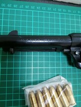 T115　モデルガン HWS ハートフォード　SAA カートリッジ付き　インサート 横　動作確認 OK　重さ　537g_画像3