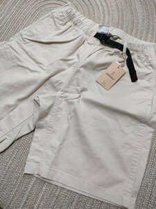 新品 GRAMICCI グラミチ G-SHORTS グレージュ XL 国内正規品 ショートパンツ ハーフパンツ メンズ ショーツ コットン ベージュ