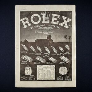 【1936年】ROLEXビンテージポスター　ロレックス　サンデマン