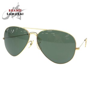 Ray-Ban レイバン B&L ゴールド 金 クリアブラック メタル 82??4 サングラス メンズ 403452