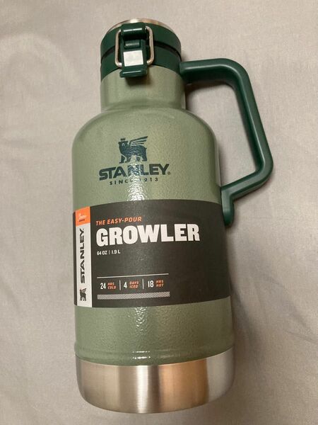 STANLEY スタンレー クラシック真空グロウラー 1.9L グリーン 緑色 10-01941-166 ジャグ ビール用 氷用