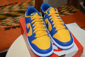 Nike Nike Dunk Low Retro Dunk Sneakers Shoes Shoes 28 см. Синий желтый синий желтый D4143