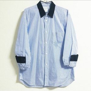 2014 year autumn winter Comme des Garcons shirt 7 part height shirt 