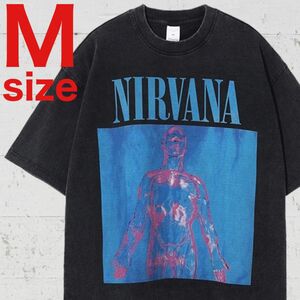 NIRVANA（ニルヴァーナ） RAP TEE　ラップ　半袖 Tシャツ　ブラック　Mサイズ