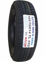 4本セット 185/70R14 2023年製 新品スタッドレスタイヤ KENDA KR36 送料無料 ケンダ 185/70/14_画像3