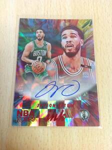 ○22-23 Hoops Hoops Ink Red J.Tatum テイタム HI-JYT 24 ##/25