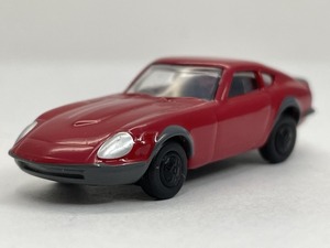 ■★サークルＫサンクス　ニッサン・フェアレディZミニカーコレクション　240ZG(HS30H) 1971（レッド／KYOSHO／1：100スケール）