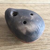 ビンテージ オカリナ 笛 フルート 南米 チリ Chilean Spirit Ocarina 民族 民芸品 民俗楽器 陶器 陶磁器 セラミック 約6.5cm×5.3cm×3.5cm_画像10