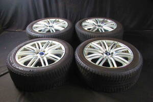 MICHELIN X-ICE スタッドレス 225/50R18 LEONISホイール エスティマ CH-R ヴェゼル オデッセイ等 バリ山!! 条件付き送料無料!!