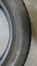 ハーレー ソフテイル外し BRIDGESTONE BATTLAX BT45R 130/90-16 M/C67H 中古タイヤ ジャンク 中央ボルトヒット削れ有り サイドヒビ有り _画像5