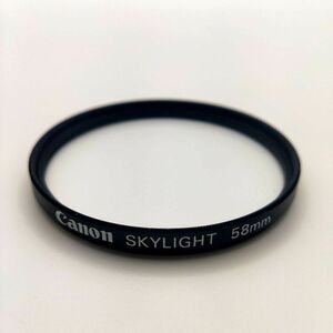【外観特上級】★送料無料★Canon SKYLIGHT 58mm レンズフィルター #g911