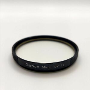 【外観特上級】★送料無料★Canon 58mm UV 1x レンズフィルター #g938