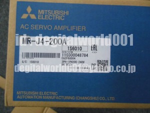 新品【代引★Ｔ番号領収書★税込 東京発】MITSUBISHI/三菱 　MR-J4-200A　サーボアンプ【６ヶ月保証】