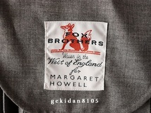 MARGARET HOWELL × FOX BROTHERS マーガレットハウエル 2015 アコーディオンプリーツ ワンピース 81,000円 新品同様_画像8