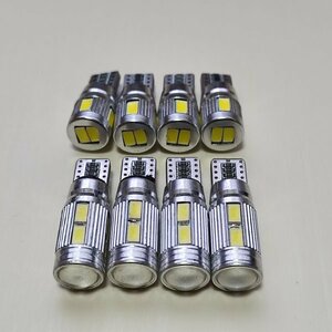 E12 ノート NISMO S 超爆光! T10 LED ルームランプ バックランプ ポジション球 ナンバー灯 8個セット 日産 /10/6