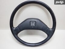 ホンダ 純正 HA3 HA4 HH3 HH4 アクティ トラック ステアリング ハンドル ホイール ホーンパッド 旧車 当時物 即納 棚17I_画像1