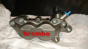 【送料込・右用】Brembo(ブレンボ) Axial P4-30/34　4ポットキャリパー 40mm チタン色 フロント オリジナル箱あり