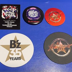 B'z LIVE-GYM Pleasure STARS ステッカー&コースター withオマケ
