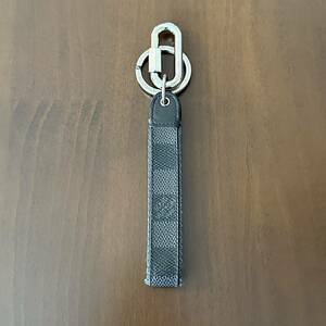 Louis Vuitton MONOGRAM Slim dragonne bag charm and key holder (M64168,  M61950)