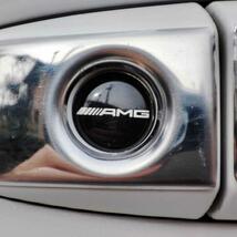 2個セット AMG メルセデスベンツ Merdes Benz 3D クリスタルエンブレム 14mm 鍵穴マーク 鍵穴隠し キーレス_画像1