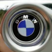 2個セット BMW ビーエムダブリュー 3D クリスタルエンブレム 14mm 鍵穴マーク 鍵穴隠し キーレス ブラック em_画像1