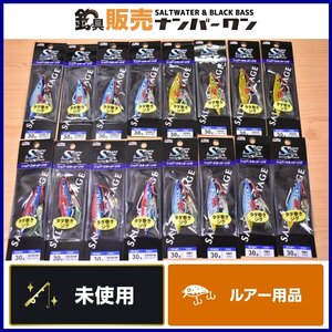 【新品未使用品⑤】アブガルシア ショアスキッドジグ 30g 4色16個セット Abu Garcia Shore Skid Jig ショアジグ メタルジグ（KKR_O1）