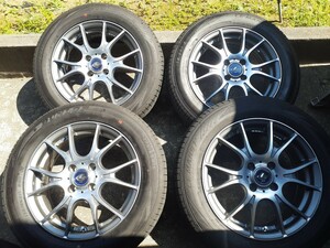 レオニス☆15×5.5J+43☆ダンロップ ルマン5☆ 175/65R15☆4本セット☆アクア　ヤリス　ヴィッツ　などに♪185/60R15互換にも