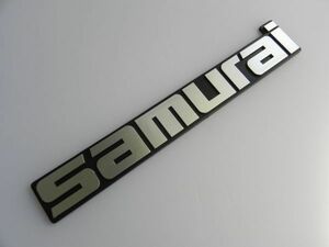 ★ジムニー Jimnyに 海外仕様サムライ◆スズキ純正/SAMURAI エンブレム JB64W/JB74Wに ステッカーSJ413☆SJ30,JA71,JA11にも